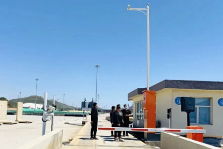 智能地磅試運(yùn)行現(xiàn)場(chǎng)